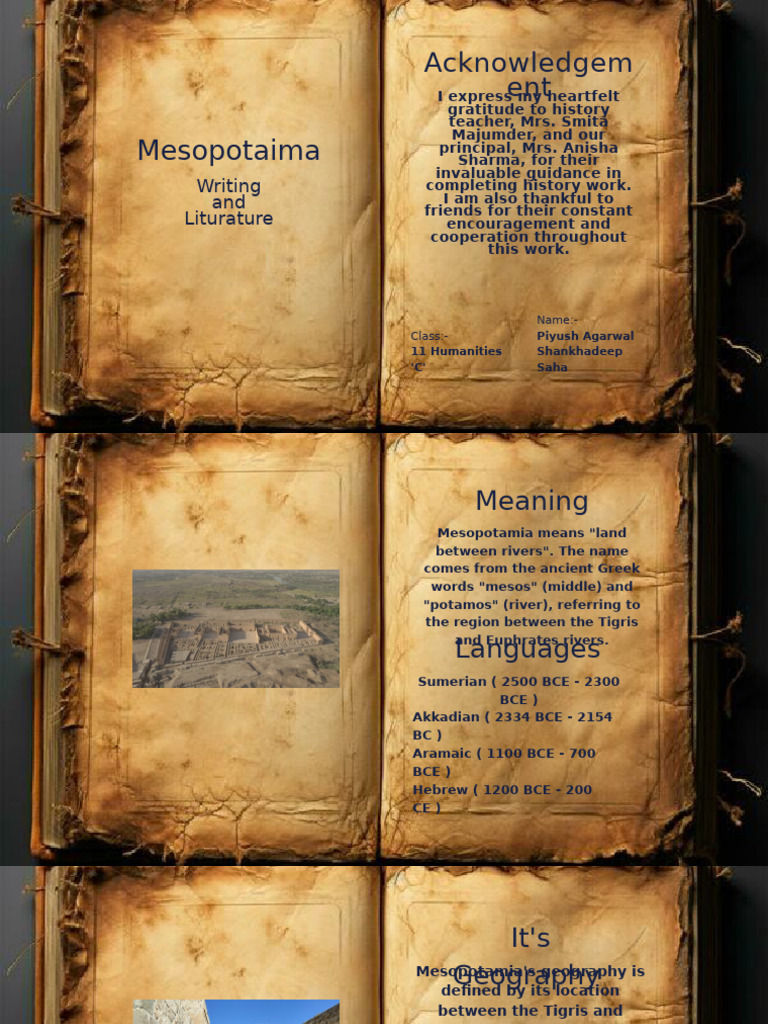 Mesopotamia Writing and Life 20250708 171313 0000 | PDF | Mesopotamia ...