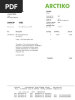 Arctiko INVOICE No. 16566 DTD 11.07.2011