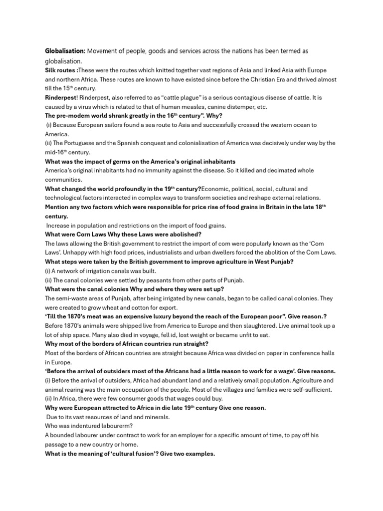 Impact of Globalization and Historical Trade | PDF | Bretton Woods ...