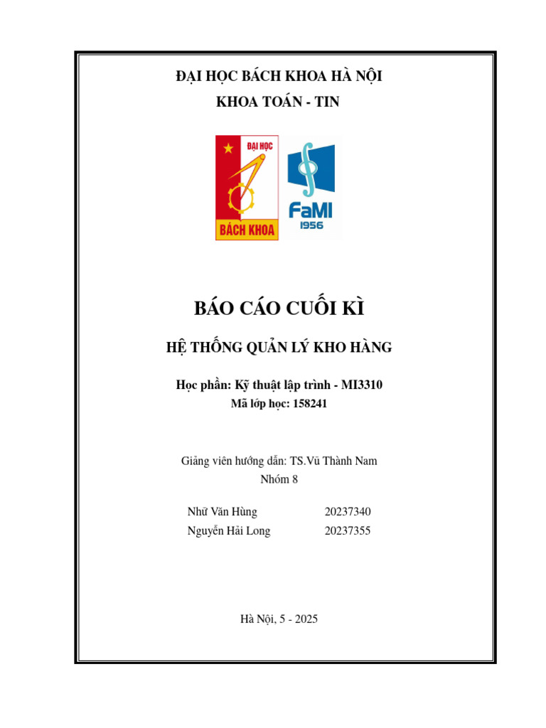 Báo Cáo KTLT 2024 2 | PDF