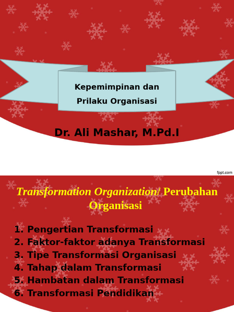 Transformasi Organisasi: Panduan Lengkap | PDF