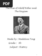 The Rise of Adolf Hitler and the Nazism