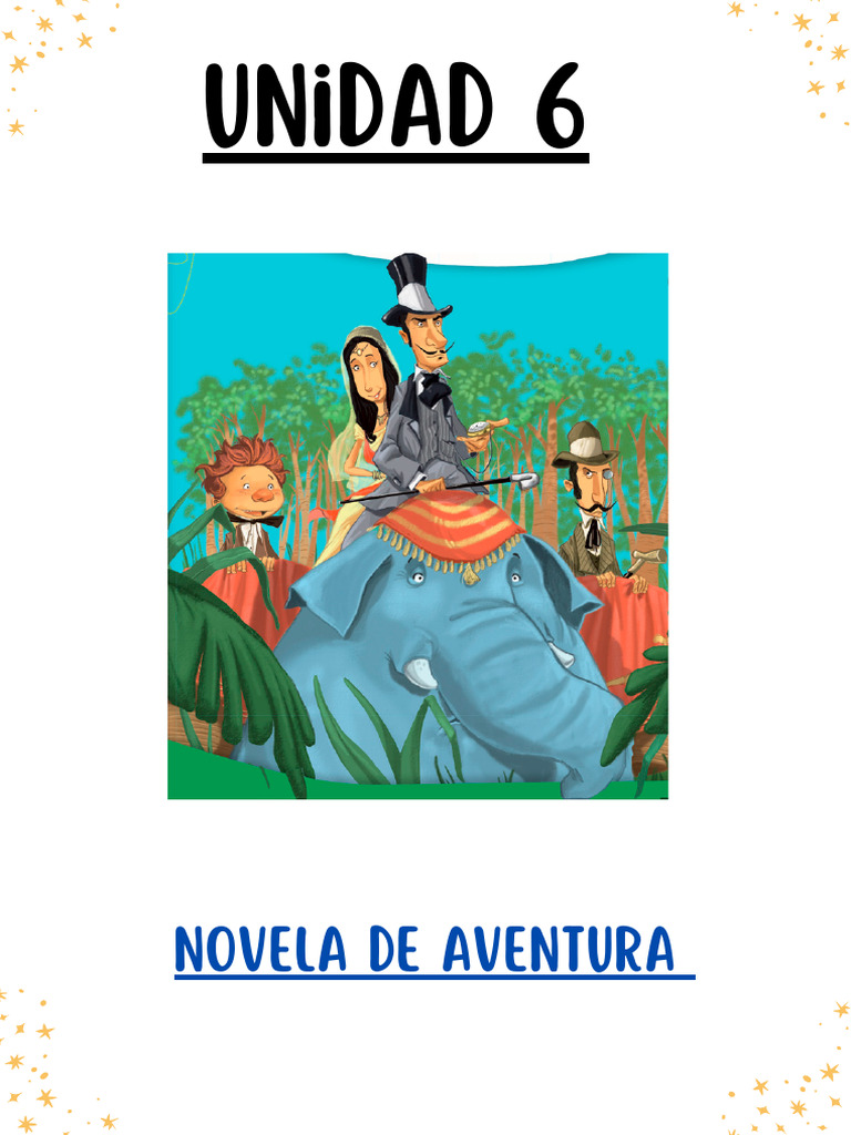 PDL 4 Unidad 6 Novela de Aventura | PDF