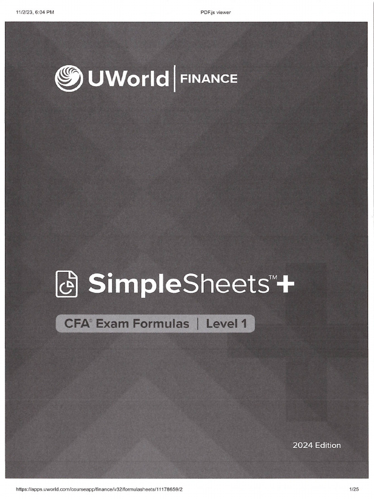 Simple Sheet | PDF