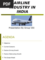 Download Airlines Industry in India-GROUP 8 by ganeshraj007 SN8915208 doc pdf