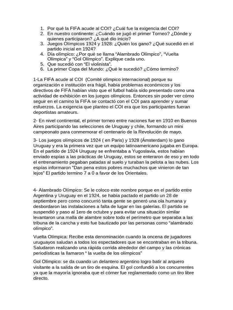Historia de la FIFA y sus trofeos | PDF | FIFA | Deportes