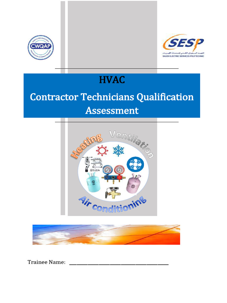 HVAC Coursebook Version 4 | PDF | Personal Protective Equipment | Air ...