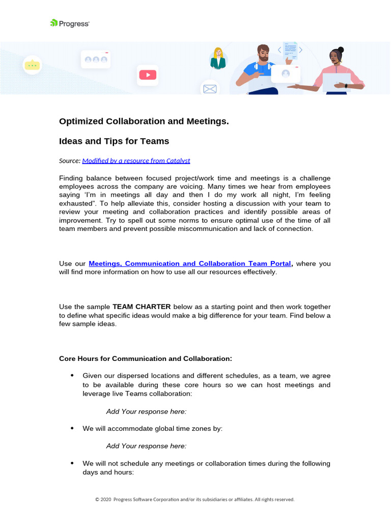 Optimized Collaboration and Meetings | PDF | Communication | Human ...