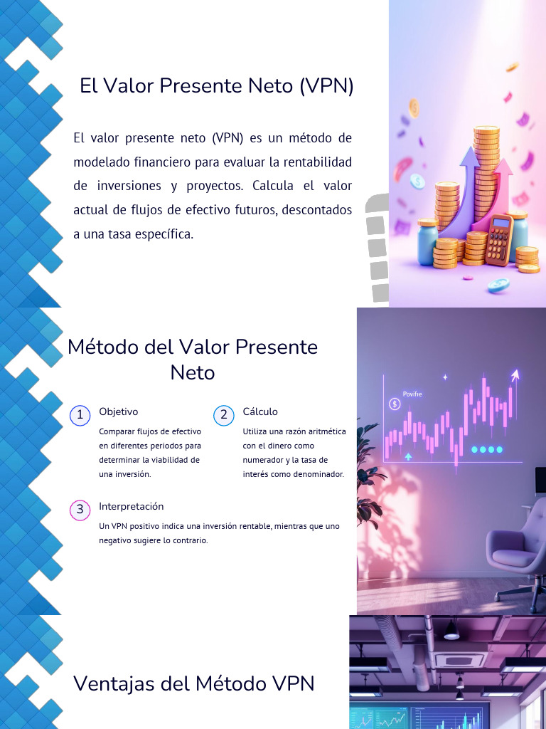 Guía del Valor Presente Neto (VPN) | PDF | Valor presente neto ...
