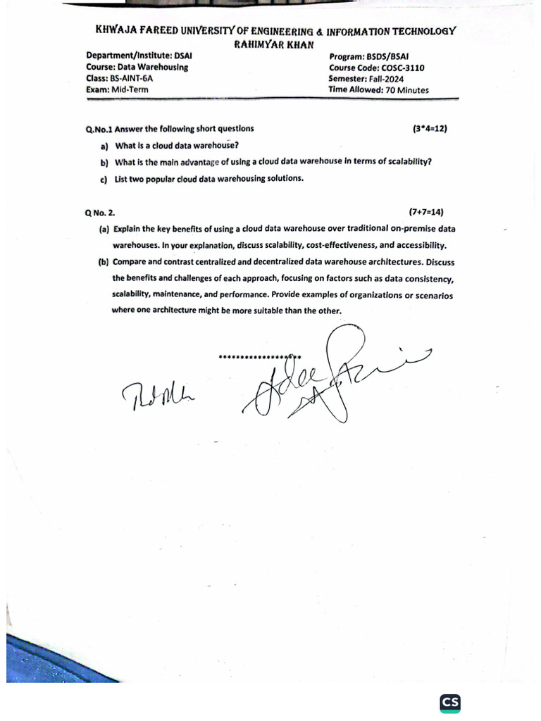 AI-6A Mid Papers | PDF