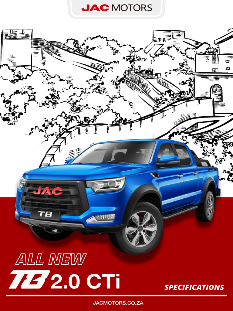 JAC T8 2.0 CTi Specifications Overview | PDF | Anti Lock Braking System ...