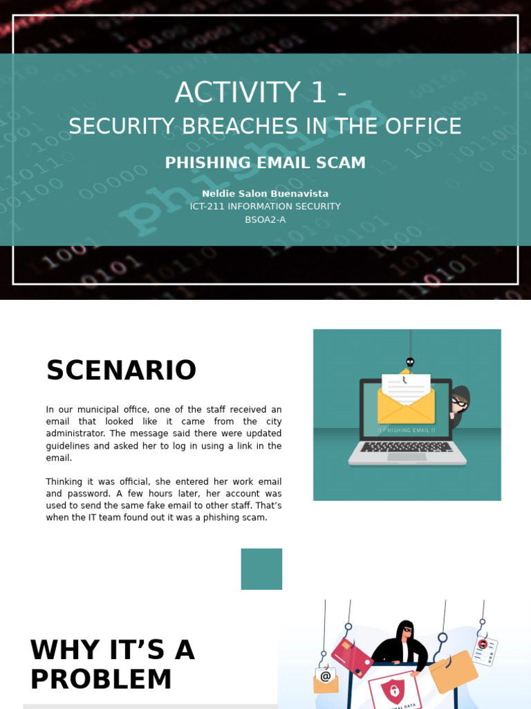 Avoiding Phishing Scams at Work | PDF