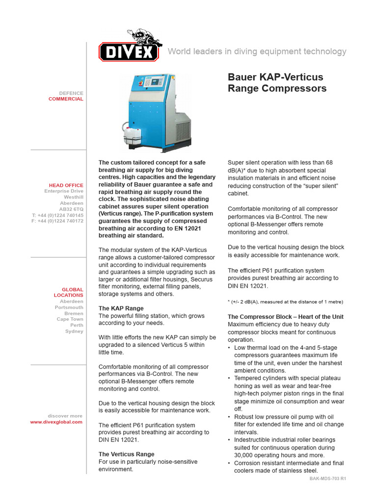 Advanced Diving Equipment Solutions | PDF | Underwater Diving ...