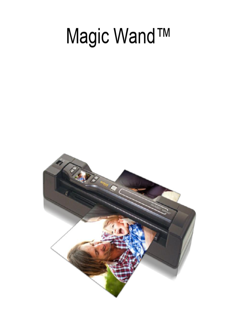 Vupoint Magic Wand Scanner Manual | PDF | Image Scanner | Computer File