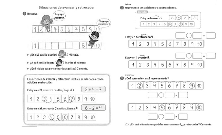 Guía - Avanzar y Retroceder | PDF