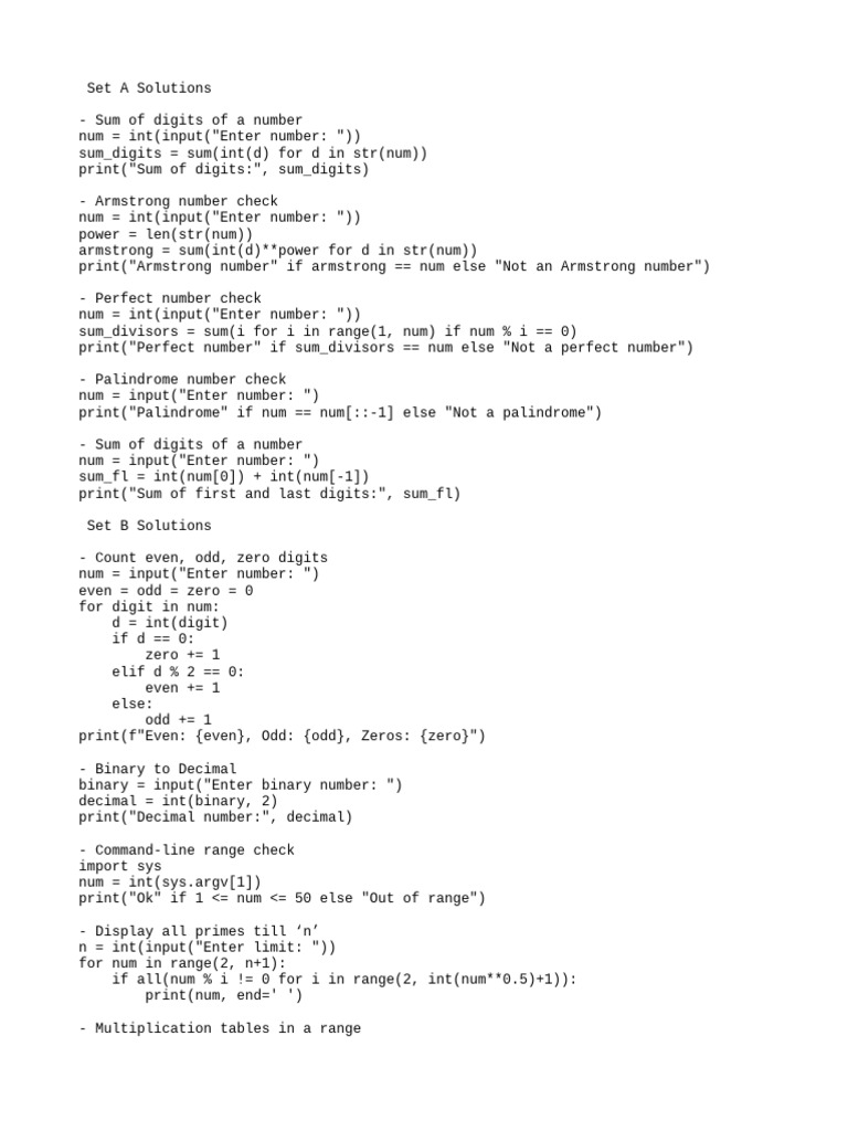 Python Number Checks and Calculations | PDF