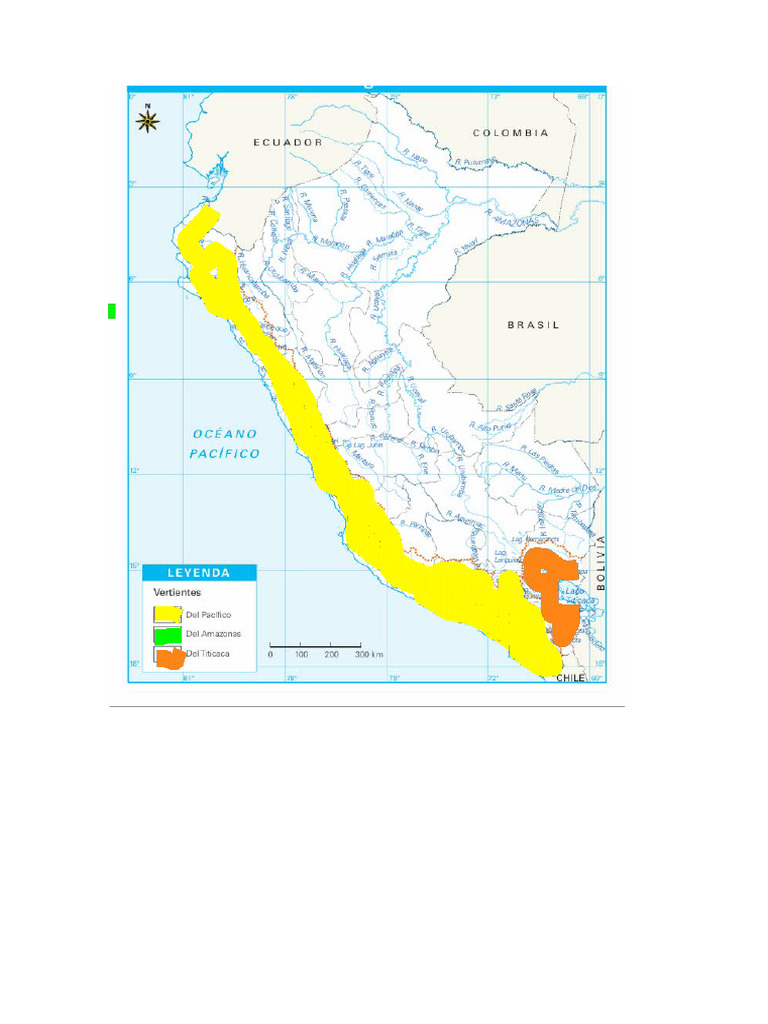 Mapa Cuencas Hidrográficas y Rios | PDF