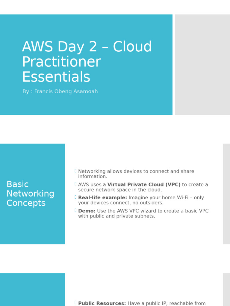 AWS Networking and Security Essentials | PDF | Computer Network ...