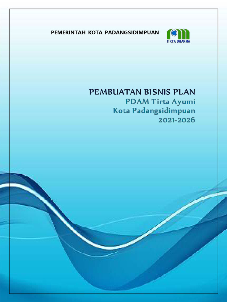 Rencana Bisnis PDAM Tirta Ayumi 2021-2026 | PDF