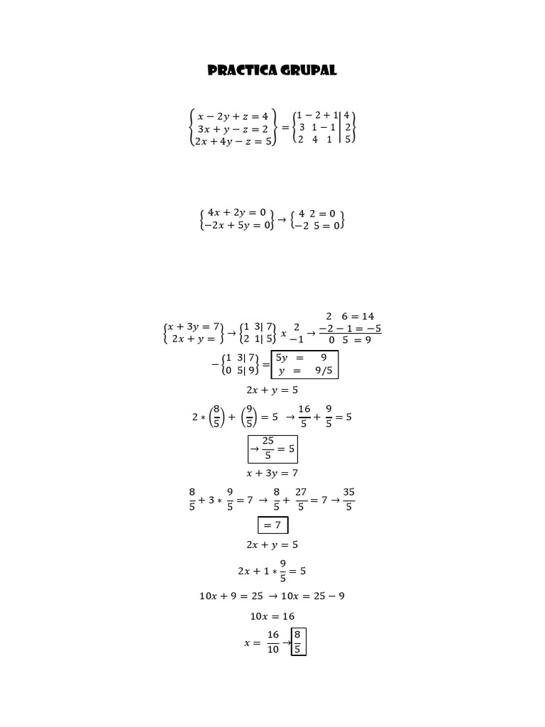 PRACTICA de Matrices | PDF