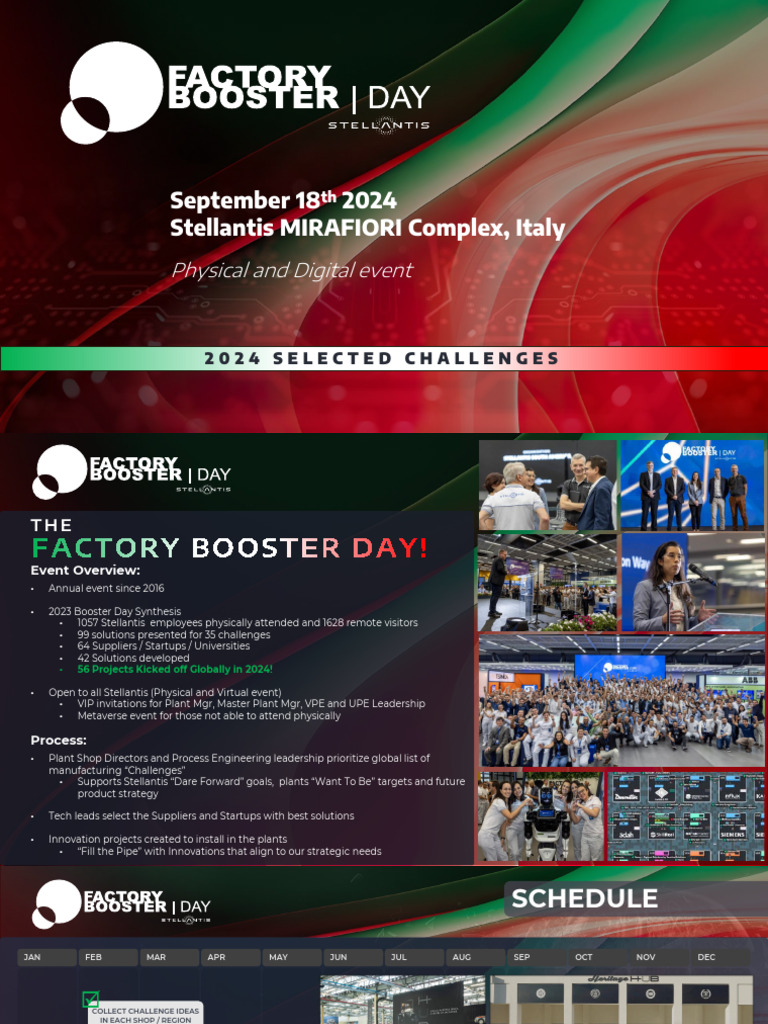 Stellantis 2024 Factory Booster Day Challenges | PDF | Artificial ...