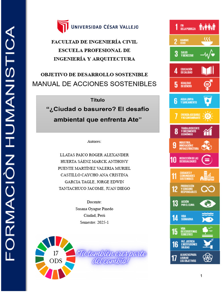 Manual de Acciones Sostenibles en Ate | PDF | Residuos | Sustentabilidad