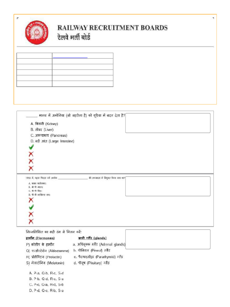 RRB NTPC Graduate CBT 1 Question Paper | PDF | Tests | Qualifications