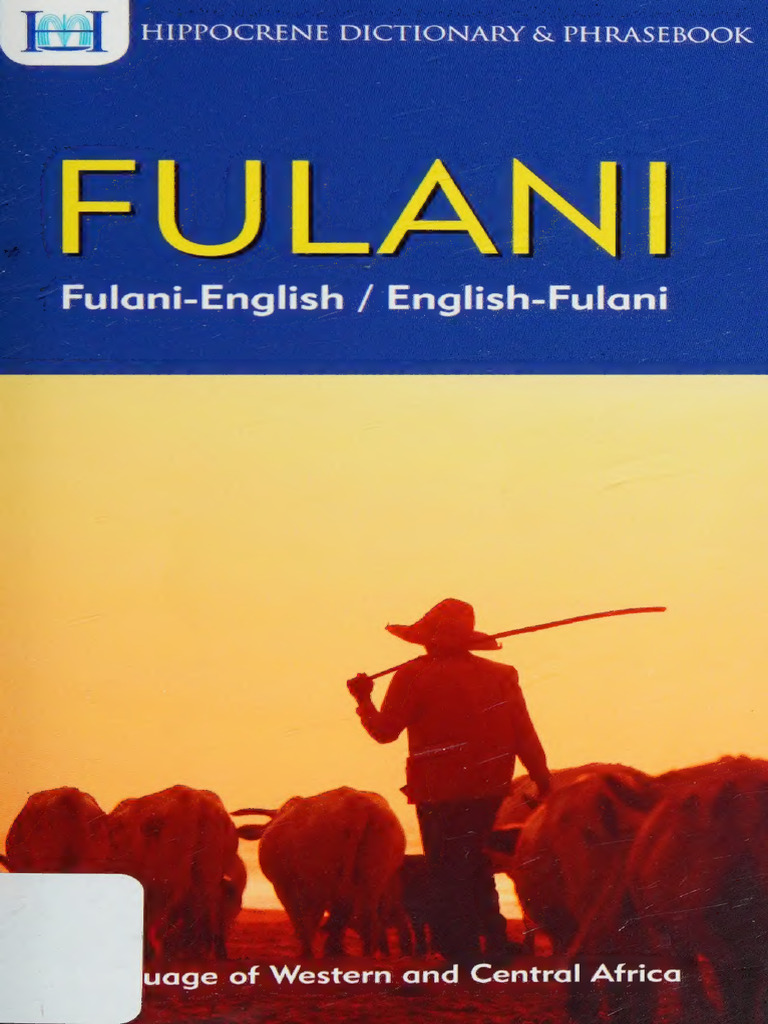 Fulani-English Dictionary & Phrasebook | PDF | Word | Sentence ...
