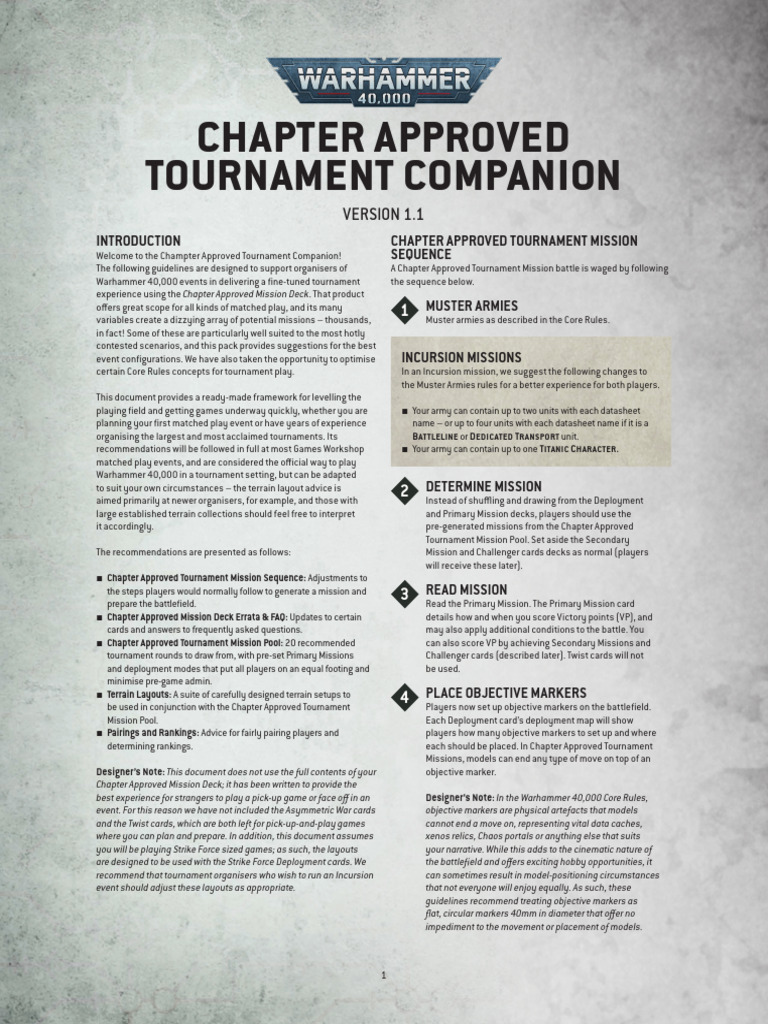 Eng 09-07 Warhammer40000 Core Rules Chapter Approved Tournament ...