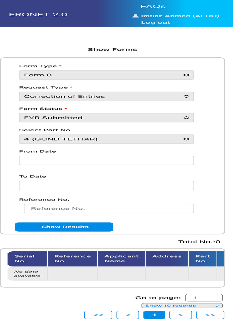 Form 8: Show Forms | PDF
