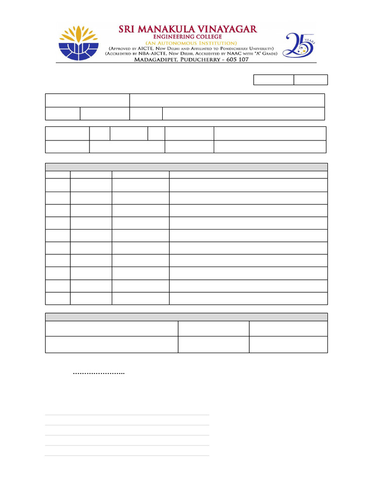 SMVEC Photocopy Application Form | PDF