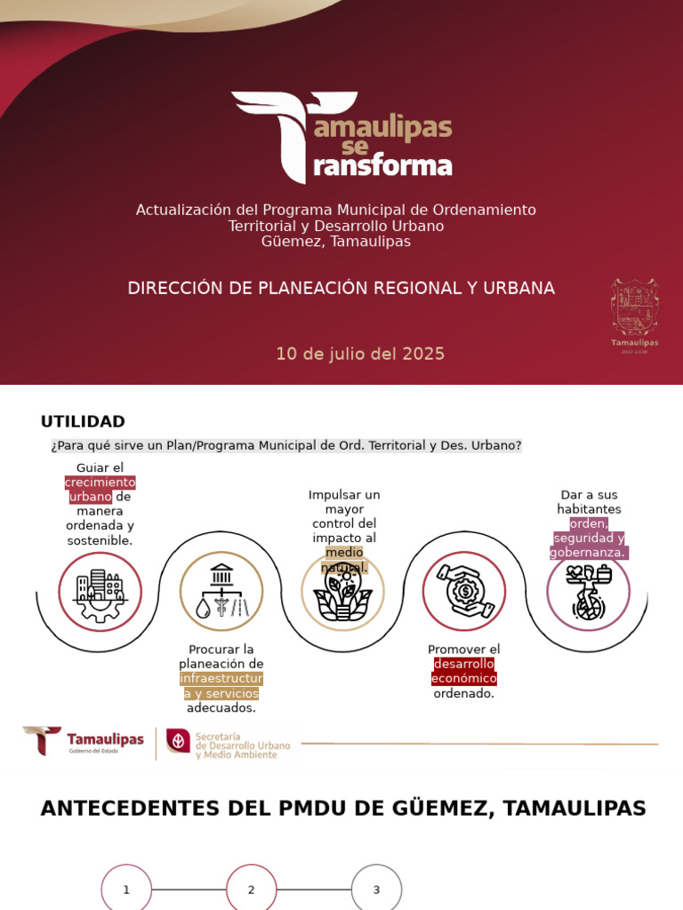 Actualización del PMOT en Güemez 2025 | PDF | Planificación urbana