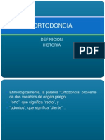 Historia de La Ortodoncia
