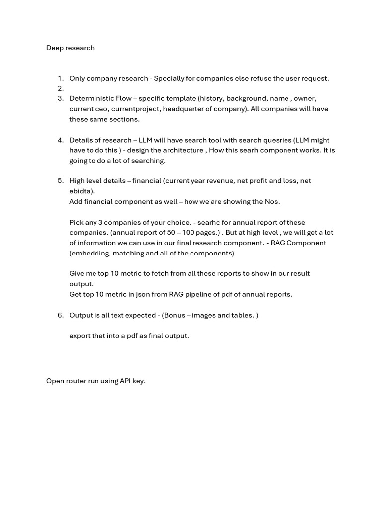 Deep Research Agent | PDF