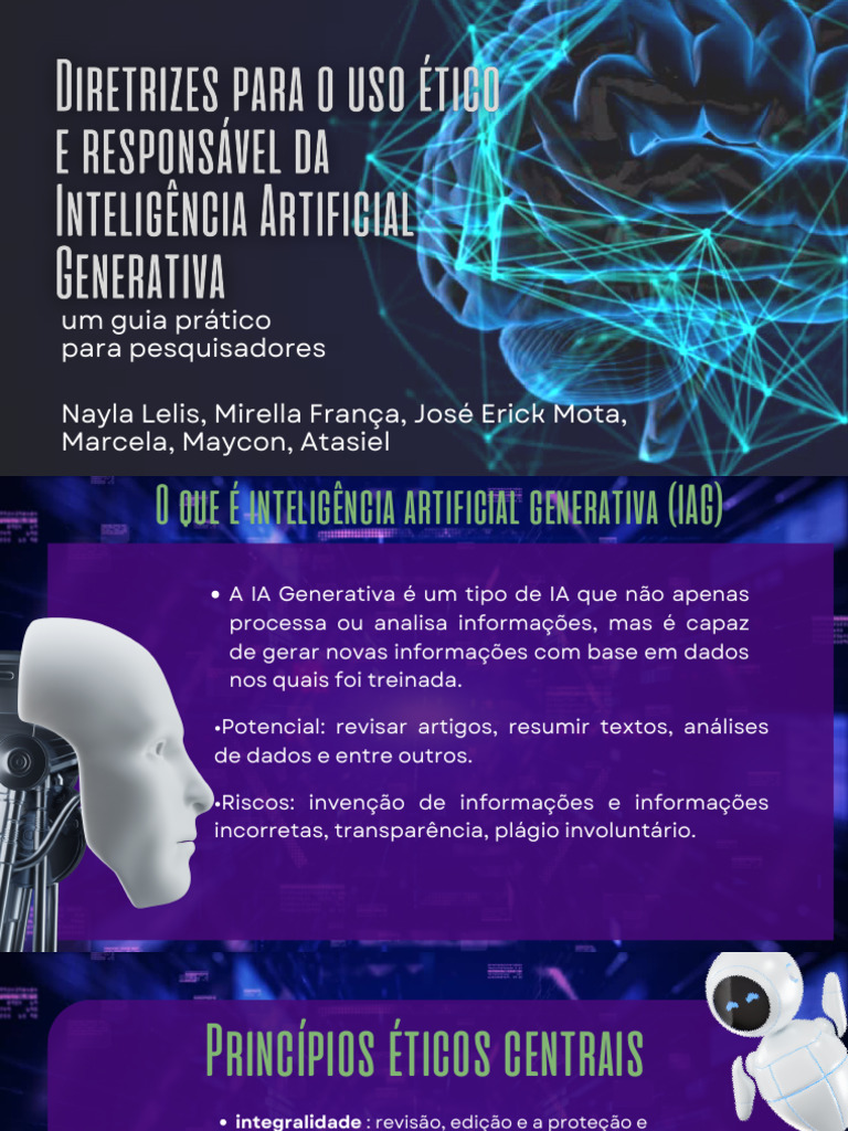 Guia Ético da IA Generativa para Pesquisadores | PDF