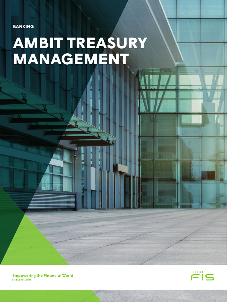 Ambit Treasury Management Overview | PDF | Banks | Market Liquidity