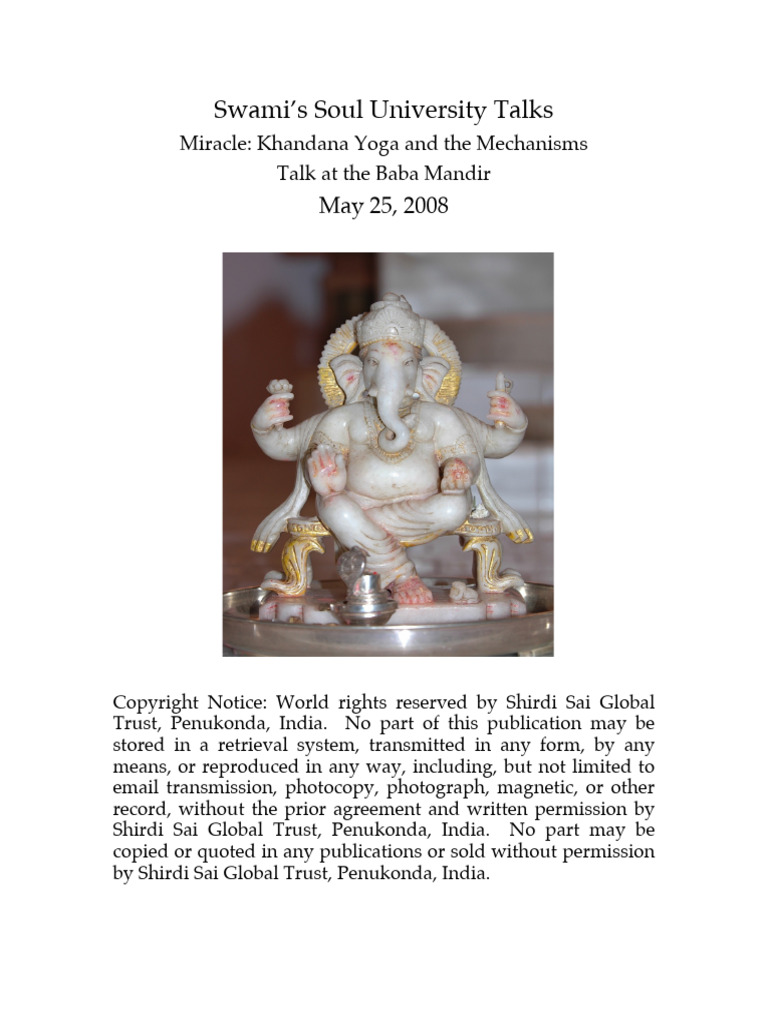 Khandana Yoga Mechanisms Explained | PDF | Indian Religions