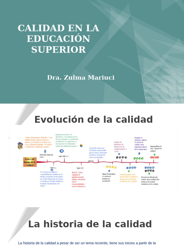 Calidad en La Educación Superior | PDF | Calidad (comercial) | Business