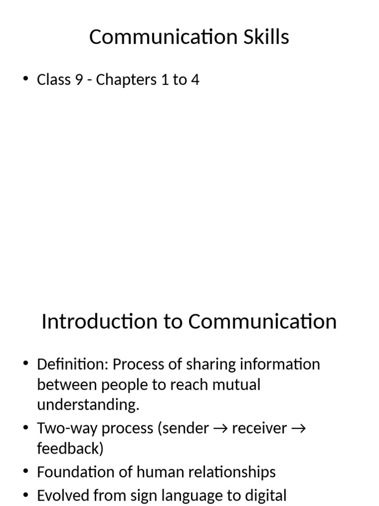 Effective Communication Skills Guide | PDF
