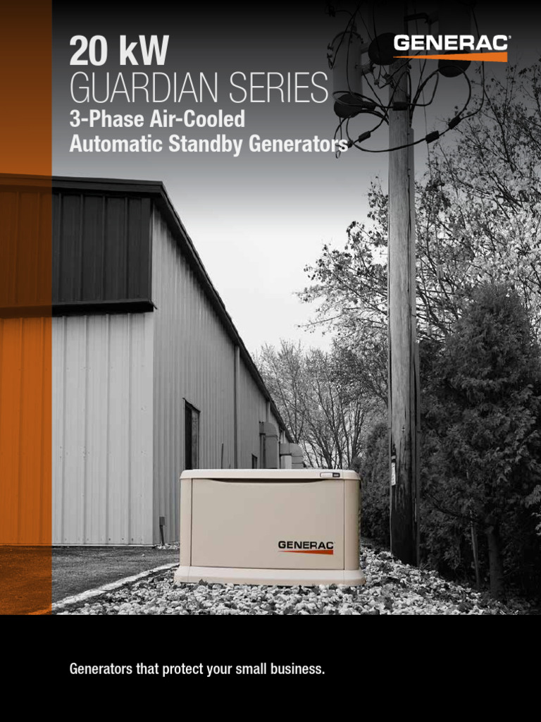 20 kW 3-Phase Home Standby Generators | PDF | Electronics | Electrical ...