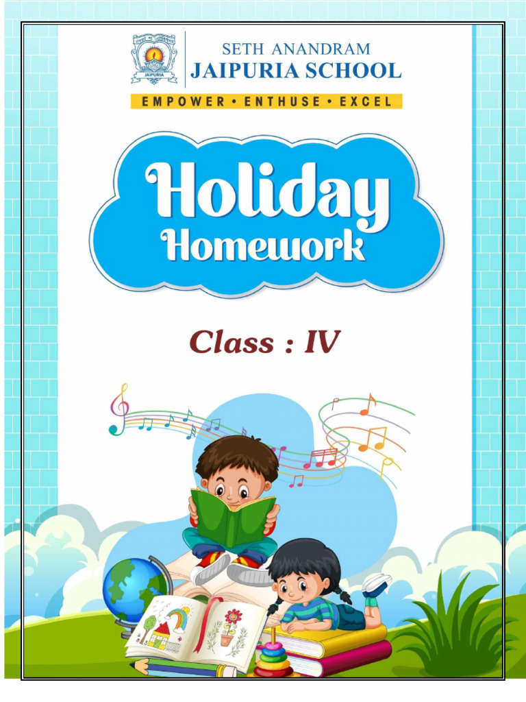 Holiday Homework CLASS 4 | PDF | Homework | Mouse