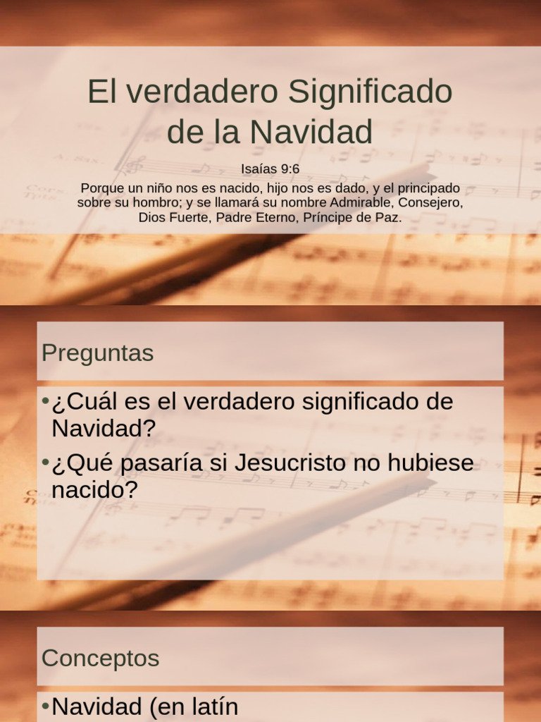 El Verdadero Significado de la Navidad | PDF | Navidad | Jesús