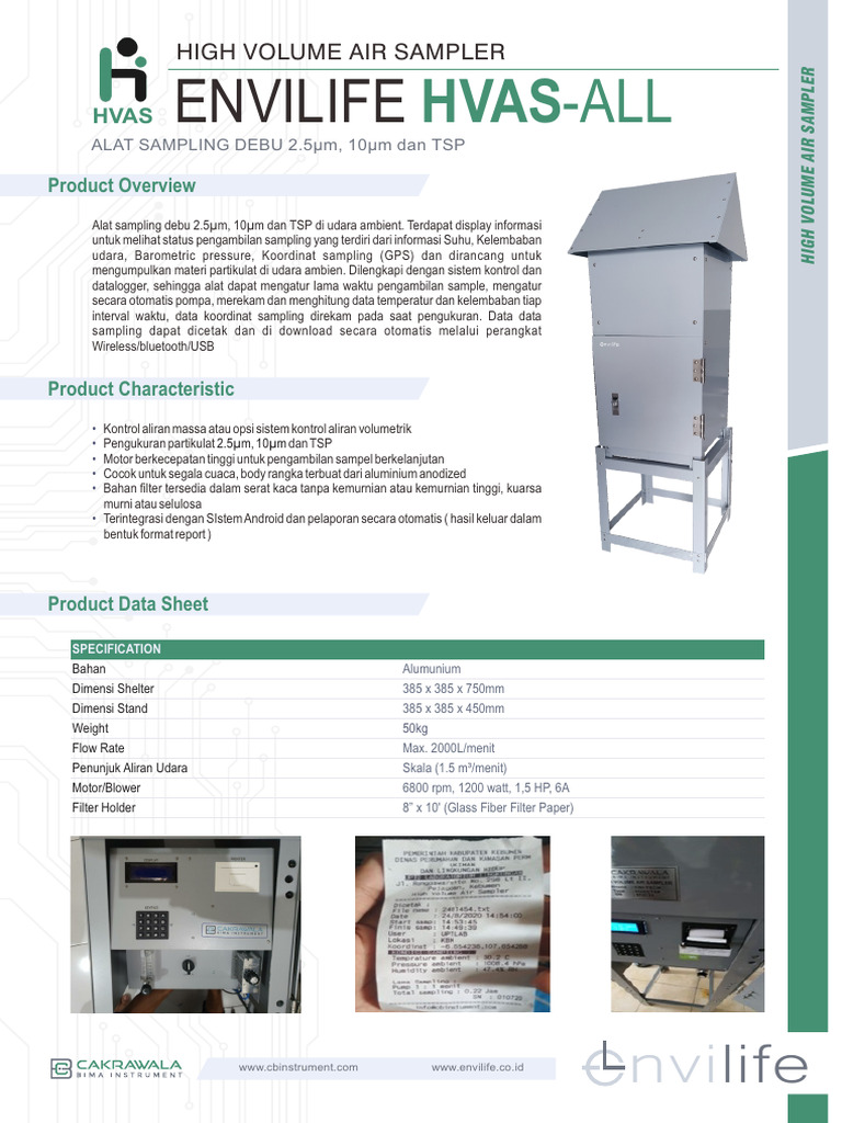 HVAS: High Volume Air Sampling System | PDF