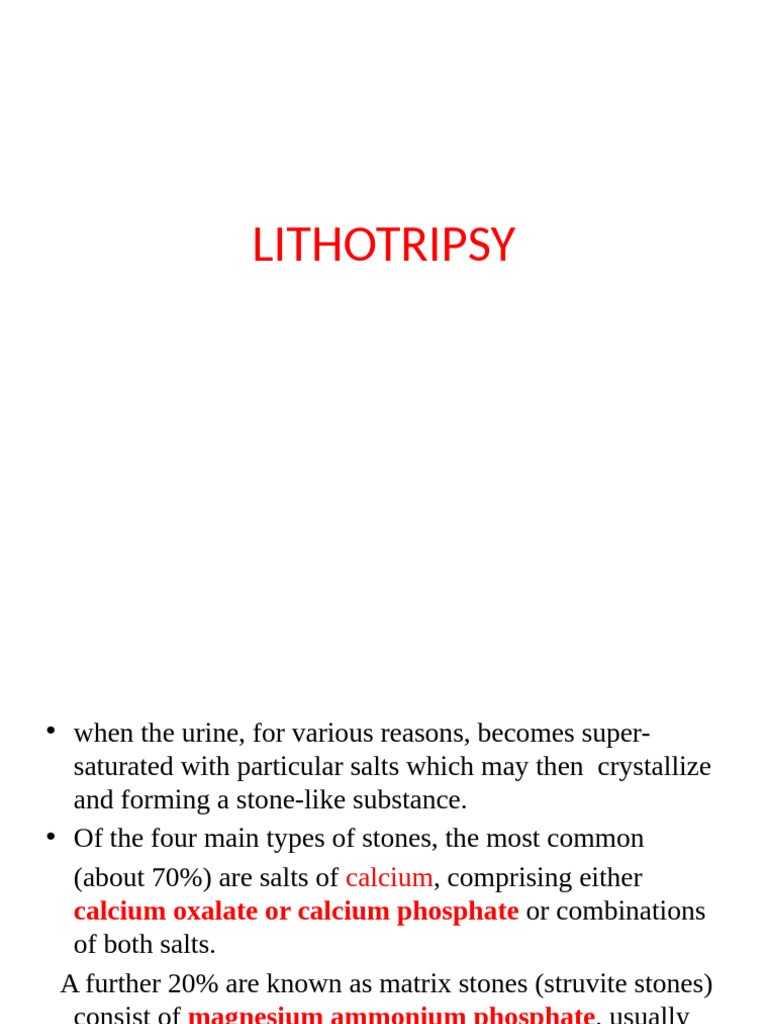 Lithotripsy Machine | PDF | Kidney | Waves