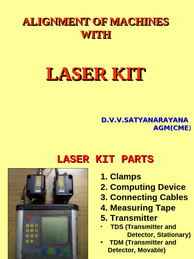 Machine Alignment with Laser Kit Guide | PDF | Equipment