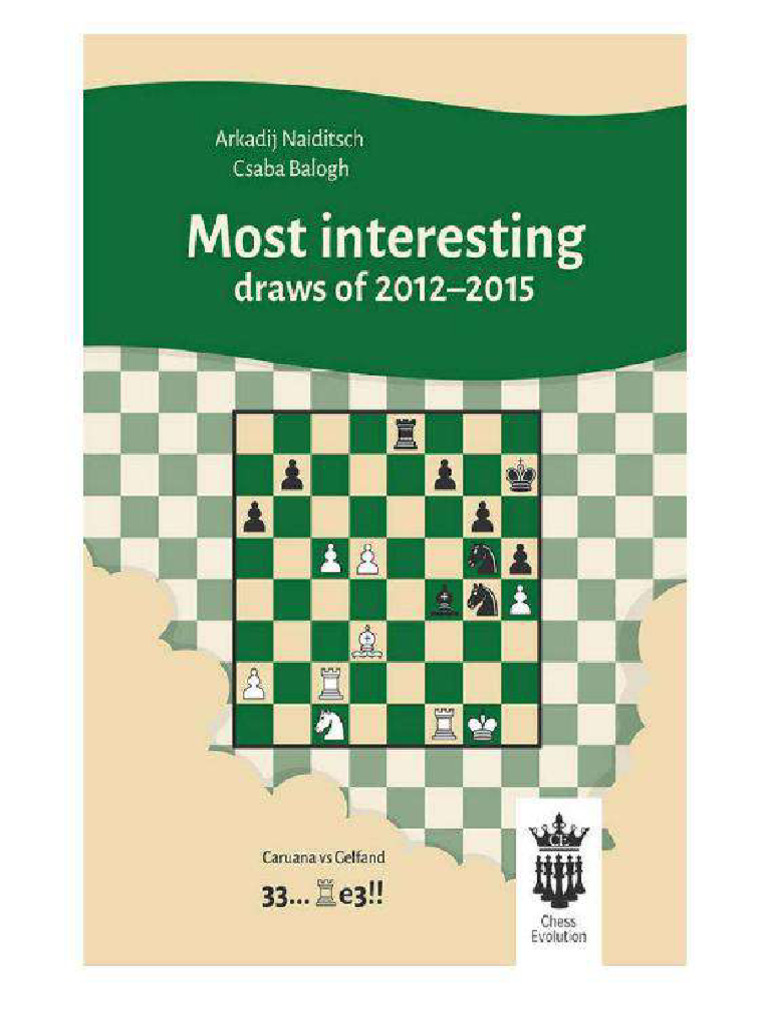 Chess Draws: 2012-2015 Analysis | PDF | Chess Openings | Traditional Games