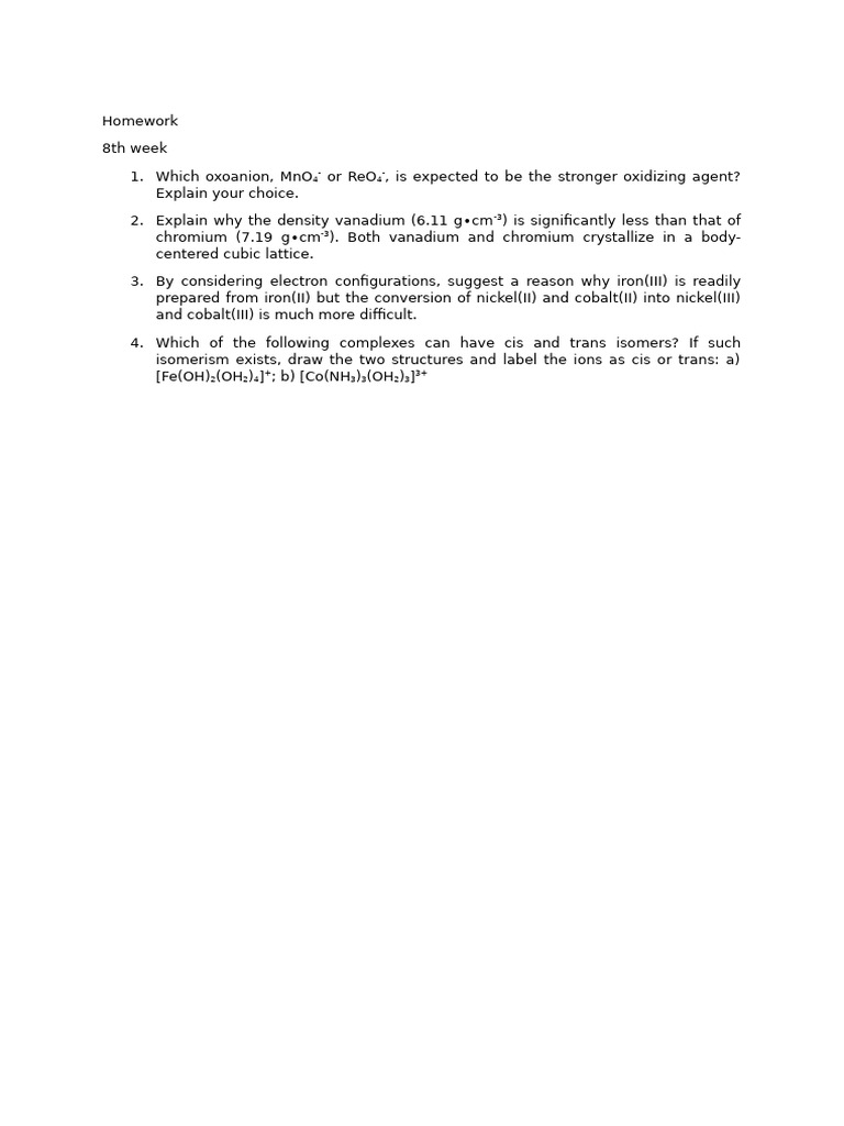 Homework 8 | PDF