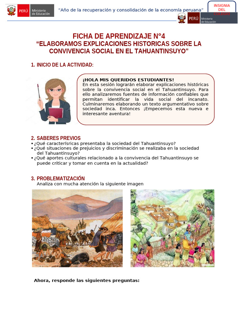 Convivencia Social en el Tahuantinsuyo | PDF | Imperio Inca | Ropa