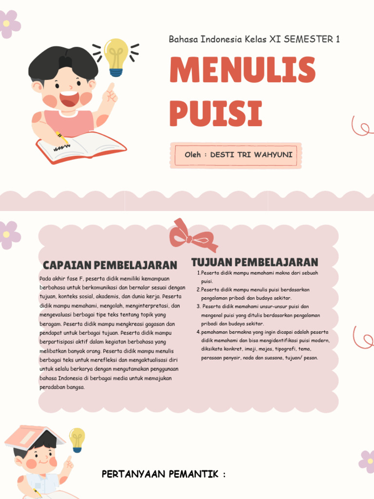 Pelajar Sorong belajar menulis puisi, gali cerita dari pengalaman sehari-hari