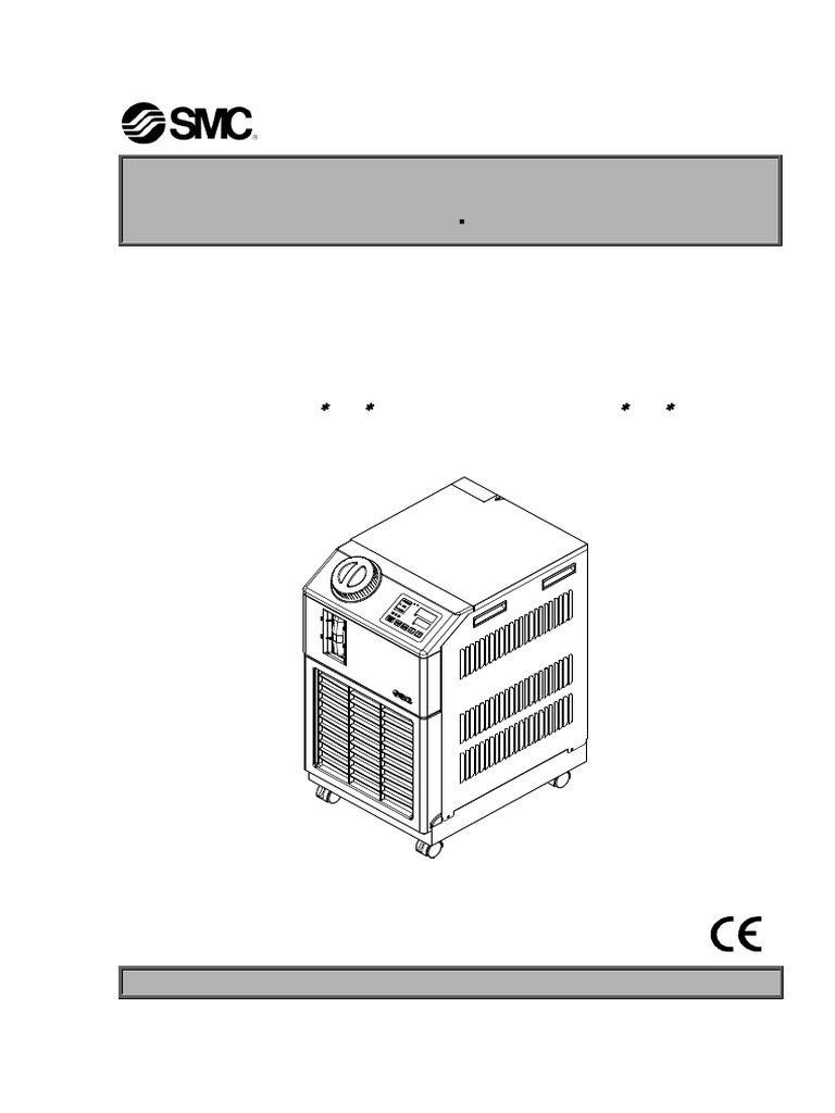SMC Thermo Chiller Operation Manual | PDF | Electrical Wiring | Waste